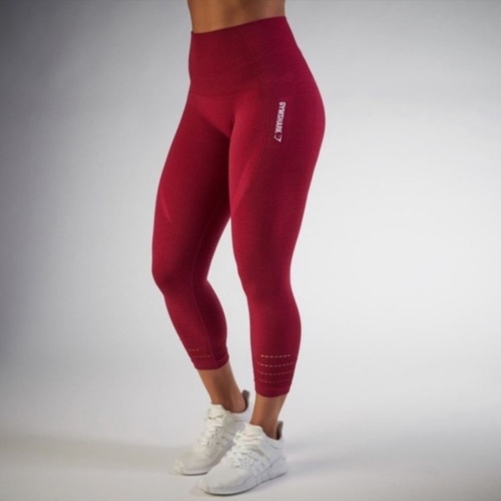 Gymshark High Waisted Seamless Crop Leggings